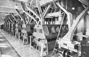 THE MACHINERY OF A MODERN FLOUR MILL