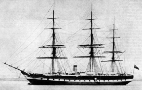 THE FIRST LARGE SCREW STEAMER was the Great Britain