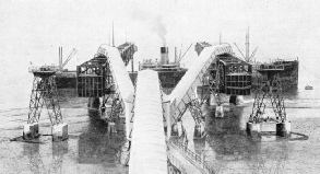 A steamer being loaded with phosphate at Nauru