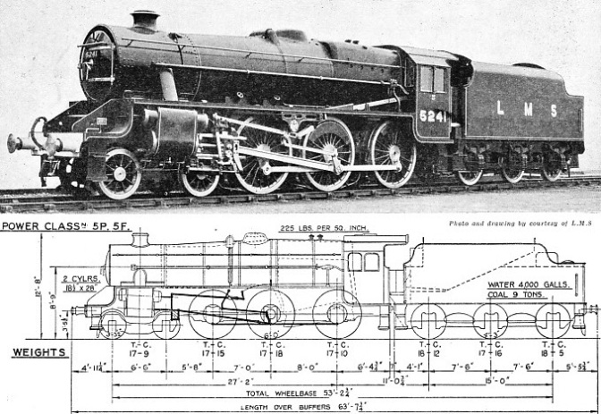 Mixed traffic locomotive of the LMS