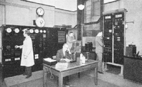THE PICTURE TRANSMISSION ROOM at the Central Telegraph Office