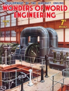 IN THE POWER HOUSE of the Metropolitan Borough of Hackney (London) Electricity Works showing the steam turbine generator