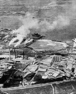 CEMENT FACTORIES at Greenhithe, Kent