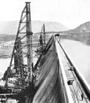 METTUR DAM, on the Cauvery River, is one of the largest dams in the world