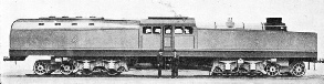 The REID-MACLEOD TURBINE LOCOMOTIVE was exhibited at the British Empire Exhibition in 1924