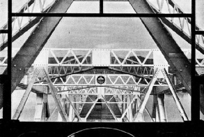 VISUAL ALINING EQUIPMENT as seen from the operator’s control desk, Kincardine Bridge
