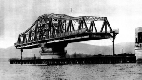 The swing span of Kincardine Bridge