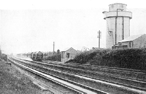 RAILWAY WATER TROUGHS at Castlethorpe, Buckinghamshire, on the L.M.S. main lin