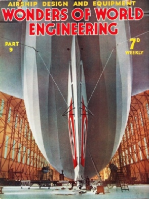 The giant airship Hindenburg