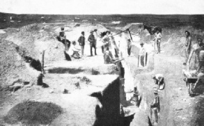 OPENING UP ONE OF THE FIRST GOLD MINES at Johannesburg in 1886