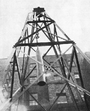 SHEER-LEGS, or derrick, used at the top of a borehole for operating the tackle