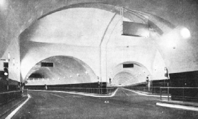 THE JUNCTION CHAMBER on the Birkenhead side of the Mersey tunnel