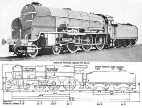 Southern Railway 4-6-0 express Lord Howe