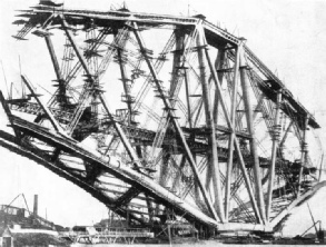 The Fife cantilever of the Forth Bridge