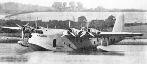 the Empire flying boats are designed for a take-off which lasts for only 21 seconds, and for a fast rate of climb