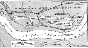 THE PORT OF LONDON comprises the greatest system of docks in the world