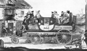 THE FIRST STEAM COACH was invented by Gurney in 1827