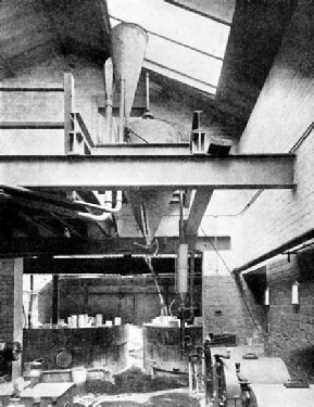 HYDRAULIC CLASSIFIER in a Staffordshire pottery