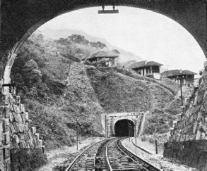 TUNNELS ON THE NEW LINE up the Serra do Mar inclines