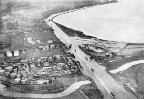 STANLOW OIL DOCKS on the Manchester Ship Canal