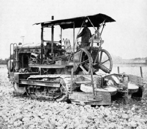PREPARING THE GROUND FOR SOWING with a form of rotary tiller 