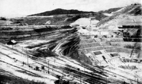 OPEN CAST MINE in the State of Selangor, Malaya