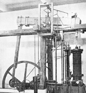 ROTATIVE BEAM ENGINE, built in 1797 by Boulton and Watt