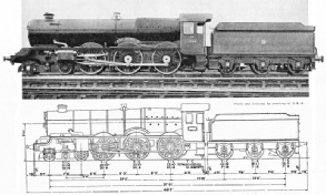 GWR 4-60 express King George VI