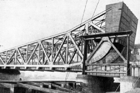 SCHERZER TYPE OF BASCULE BRIDGE across the River Trent at Keadby