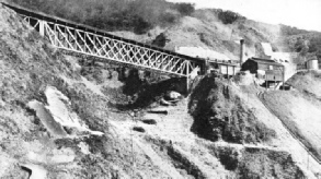 STEEL BRIDGE AND POWER STATION - the two main features of the mountain railway