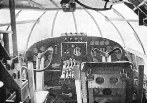 THE “BRIDGE” OF ONE OF THE EMPIRE FLYING BOATS