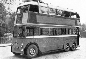 DOUBLE-DECK TROLLEY BUS