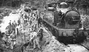 RAILWAY ENGINEERING is an important activity of the Royal Engineers