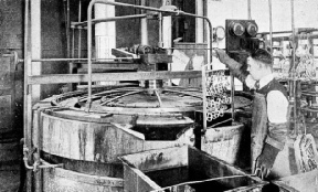 ROTARY PLATING VAT used in plating bicycle parts