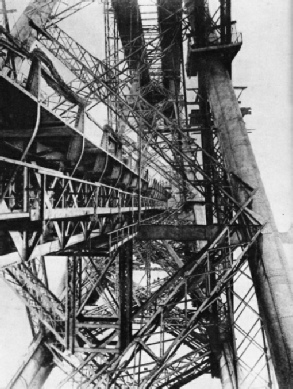 A NETWORK OF LATTICE GIRDERS on the Forth Bridge