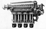 The Gipsy Major four-cylinder inverted aircraft engine