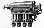 The Gipsy Major four-cylinder inverted aircraft engine