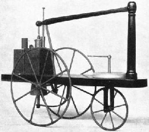 COPY OF MURDOCK’S EXPERIMENTAL MODEL, which the inventor produced in 1782-86