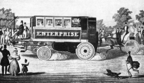 The Enterprise was one of ten successful steam coaches built by Walter Hancock