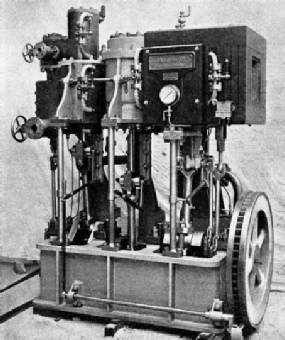 EARLY REFRIGERATING MACHINE working on the cold air system