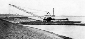 GRADING A BANK OF THE MISSISSIPPI at Gayoso Bend