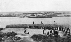 HUGE ROLLS OF REEDS were used to dam the old stream of the Euphrates