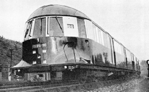 STREAMLINED TUBE TRAIN introduced on the Piccadilly Line