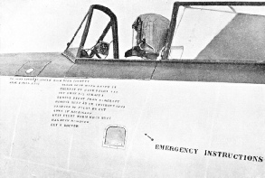 THE SPECIALLY INSULATED COCKPIT of the Bristol 138A monoplane