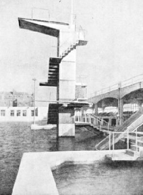 The finished bathing pool at Hastings