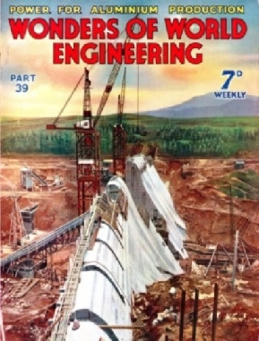 BUILDING LAGGAN DAM, one of the dams designed in connexion with the Lochaber scheme