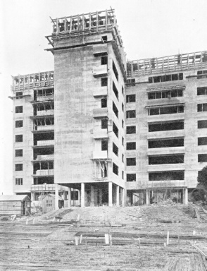 CONCRETE BUILDING erected in 1935 at Highgate