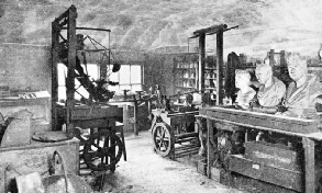 INTERIOR OF THE WORKSHOP of James Watt