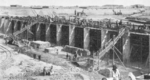 BUILDING THE HINDIYA BARRAGE