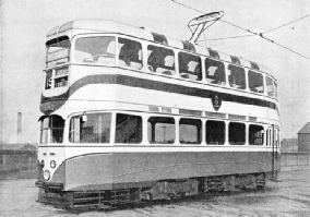 EXPERIMENTAL TRAMWAY CAR built by the Glasgow Corporation